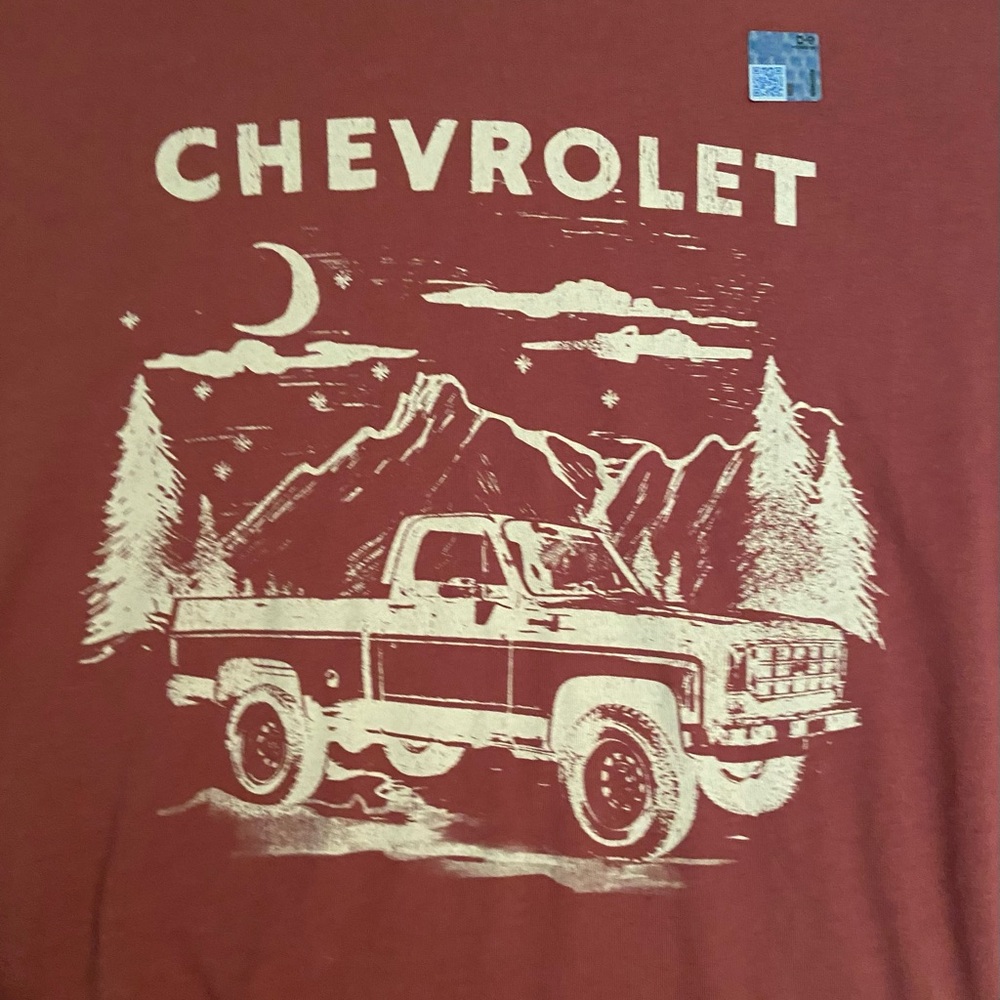Torrid NWT Chevrolet Rust Vintage Pickup Graphic Long Sleeve Tee Plus Size 3 3X